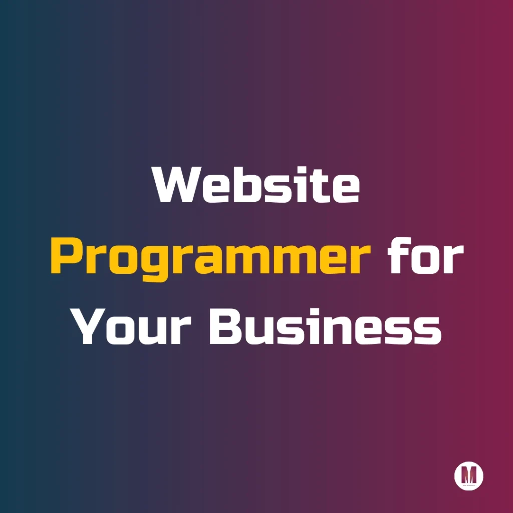 Website programmer for your business