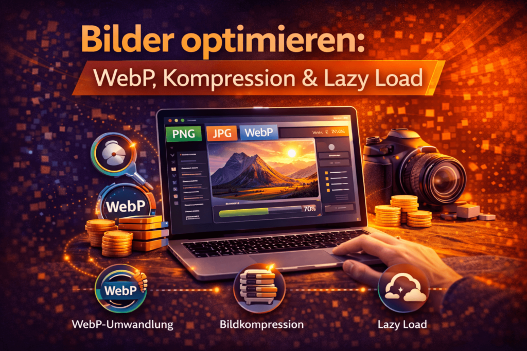 Bilder optimieren: WebP, Kompression & Lazy Load