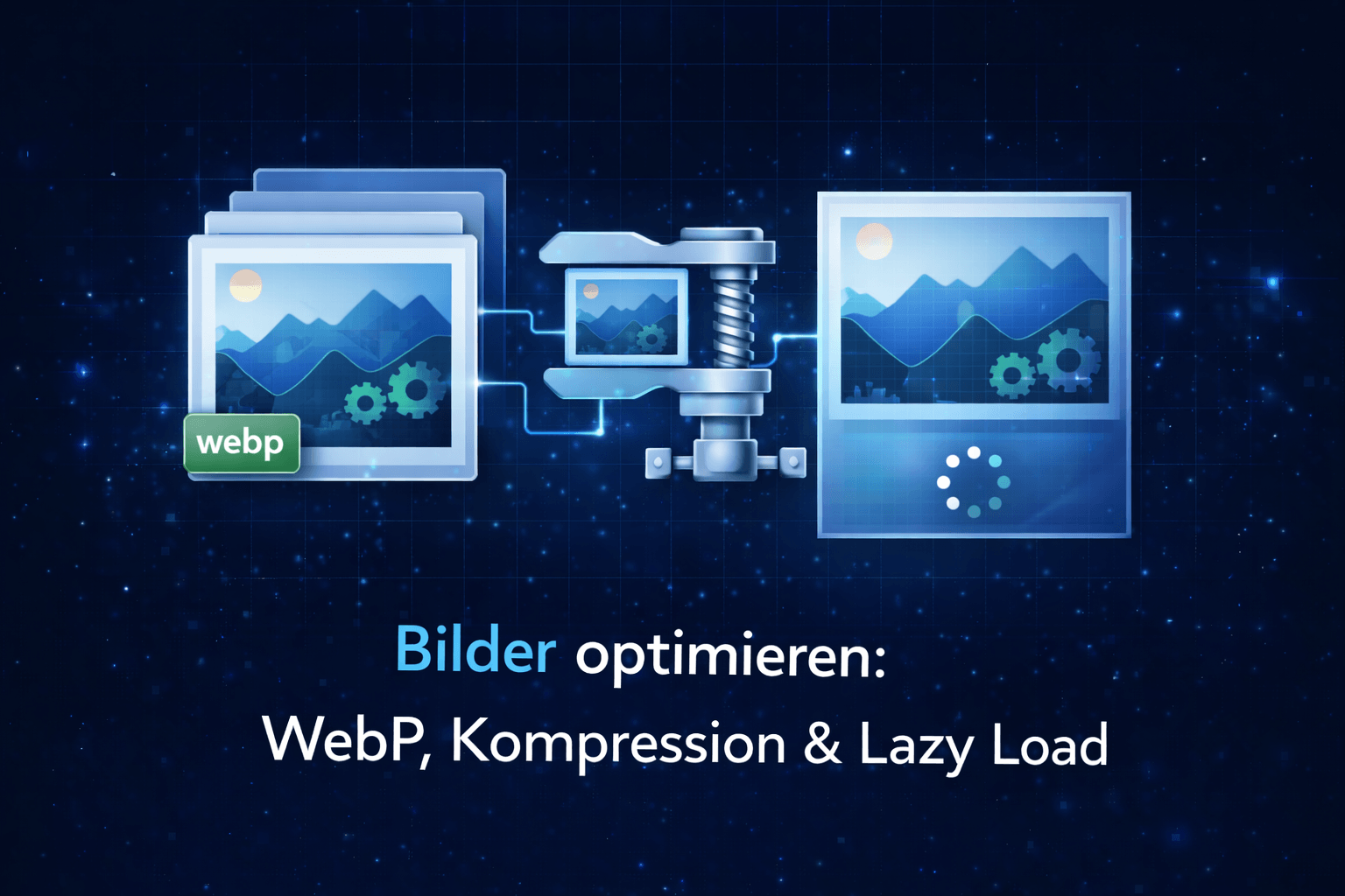 Bilder optimieren WebP Kompression Lazy Load