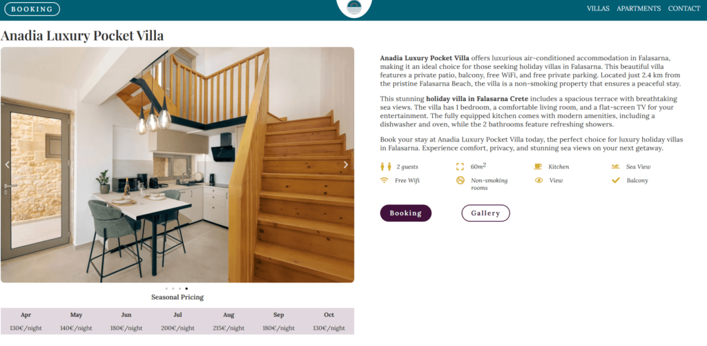 Wordpress Plugin Apartmentspreisen